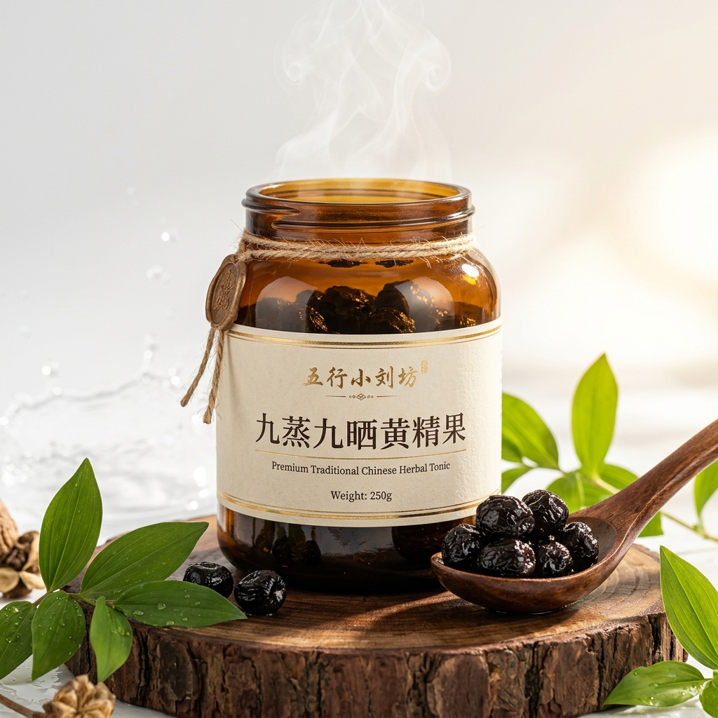 九蒸九晒黄精果